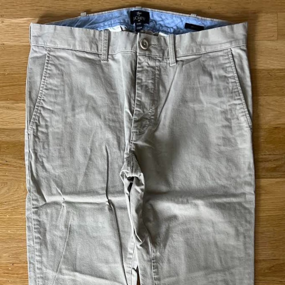 J Crew The Driggs Chino - Khaki